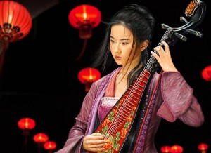 Stunning Digital painting of May Fong Robinson (27) Stunning Digital painting of May Fong Robinson (27)