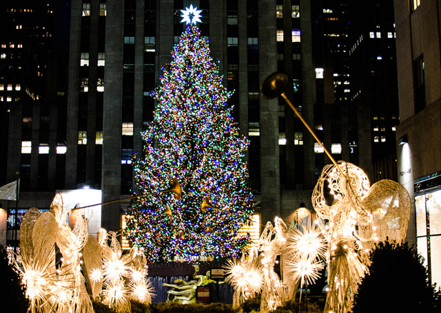 Rock Center Christmas Tree by Ed Logan