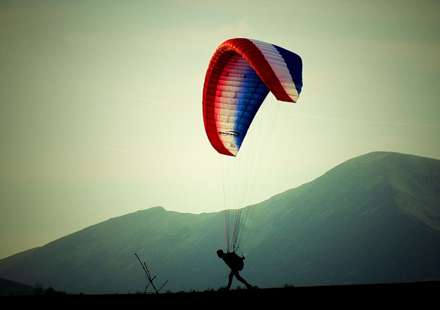Paragliding by Sam Barnwell