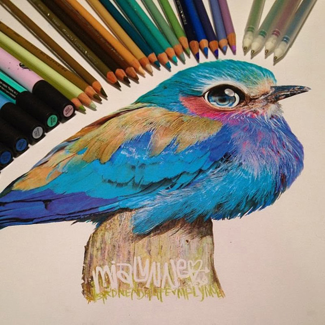 Creative Color Pencil art by Karla Mialynne
