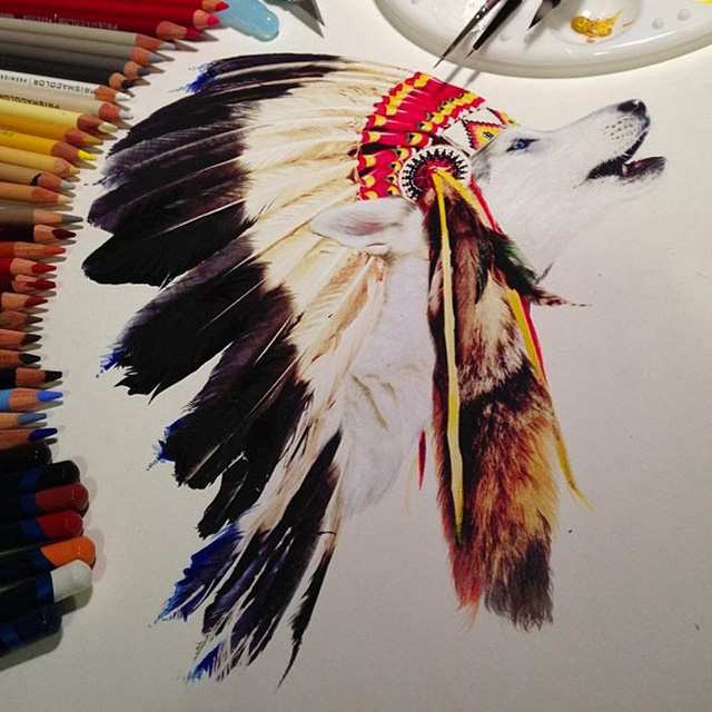 Creative Color Pencil art by Karla Mialynne Incredible Snaps