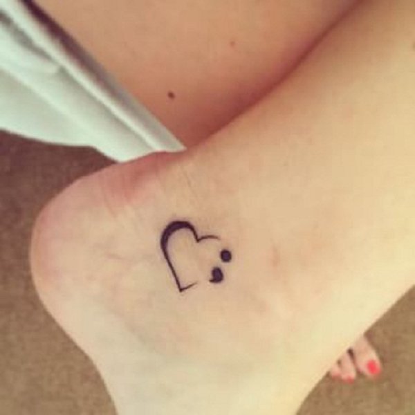 42 Beautiful Semicolon Tattoo Designs And Their Meanings