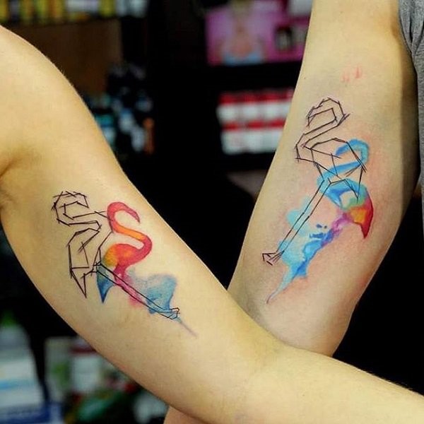watercolor-couple-tattoo